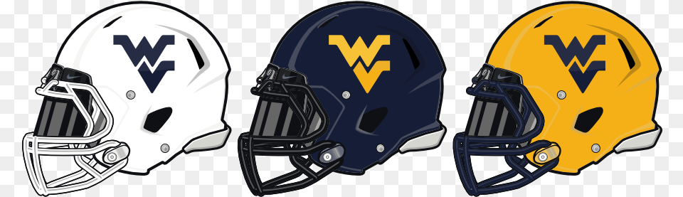 Wvu Football Helmets Wv Mountaineer Football Helmet, American Football, Football Helmet, Sport, Person Free Png