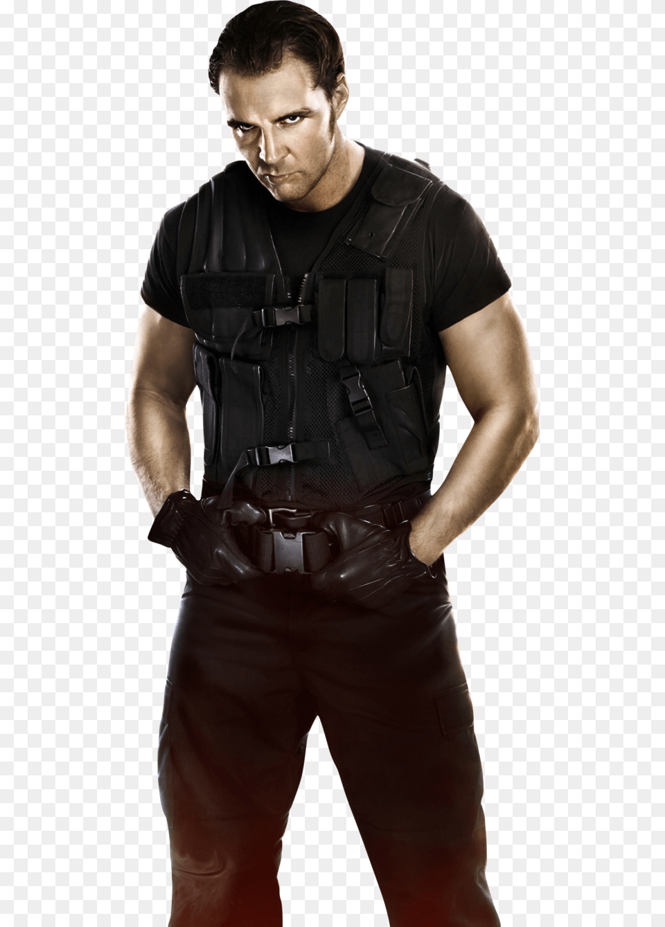Wwe 2k14 Dean Ambrose Render Cutout By Thexrealxbanks D6nvw1h Wwe Smackdown, Vest, Clothing, Male, Person Free Png