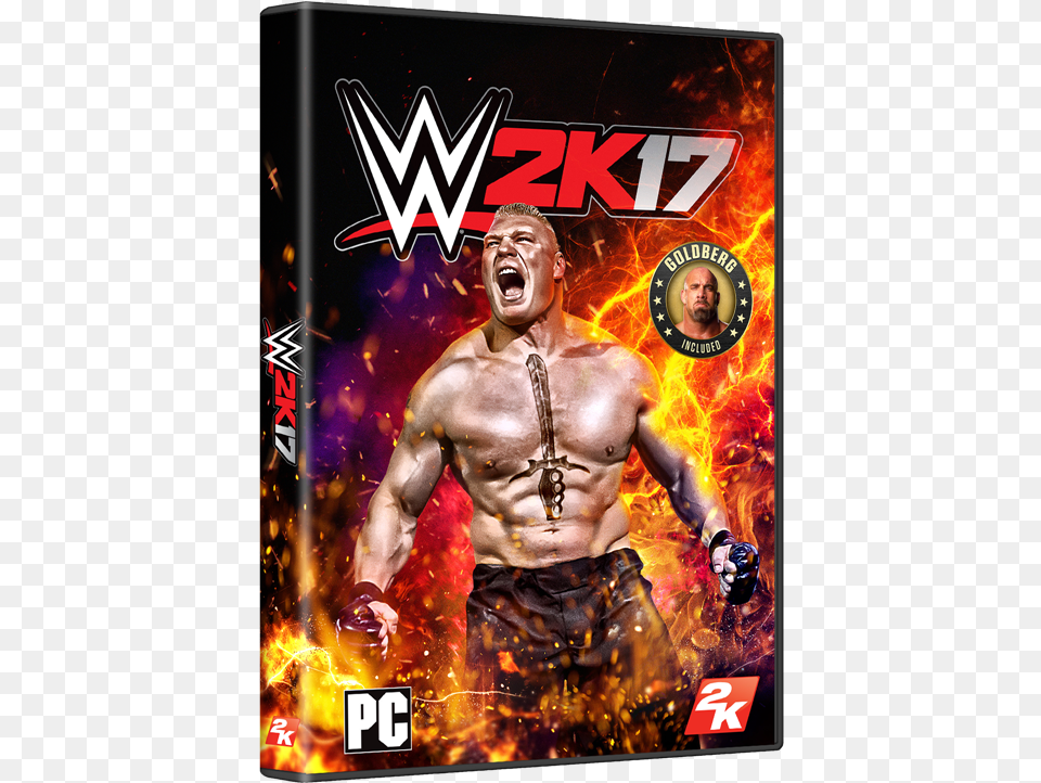 Wwe 2k17 2017 2 7 Pc Wwe 2k17 Cover Xbox, Advertisement, Poster, Adult, Person Png
