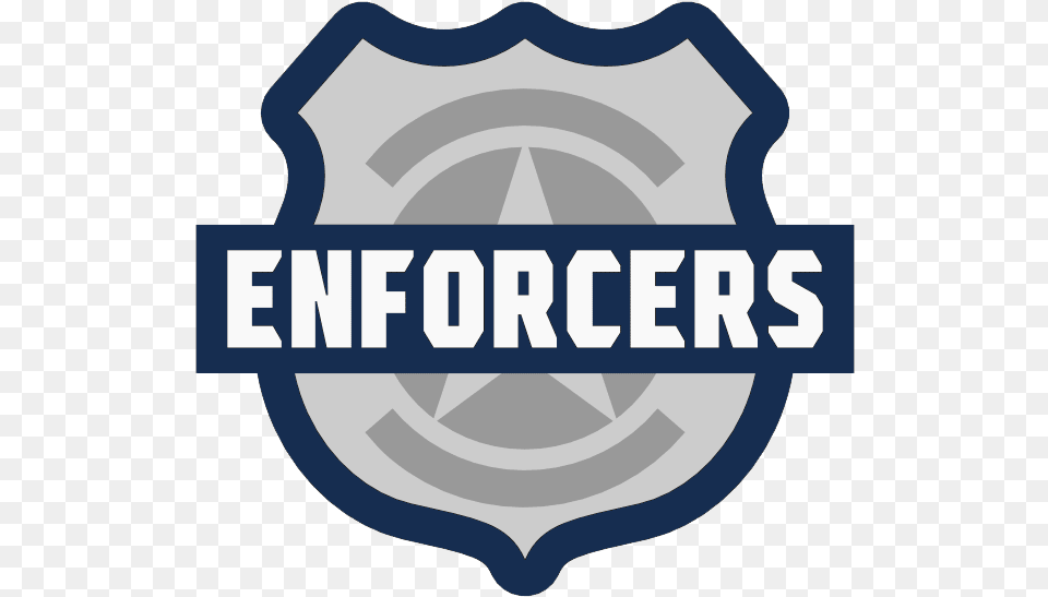 Wwe 2k17 Team The Enforcers Enforcers Logo, Badge, Symbol Png Image