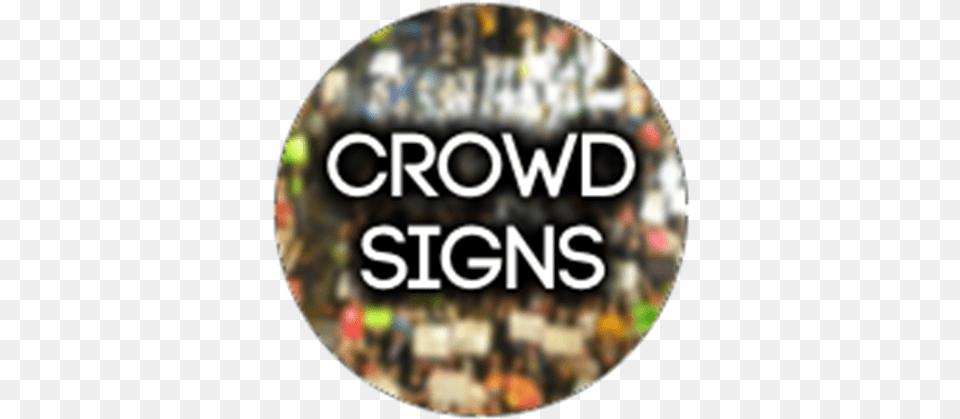 Wwe 2k18 Custom Crowd Signs Roblox Darts, Disk, Person Free Png Download