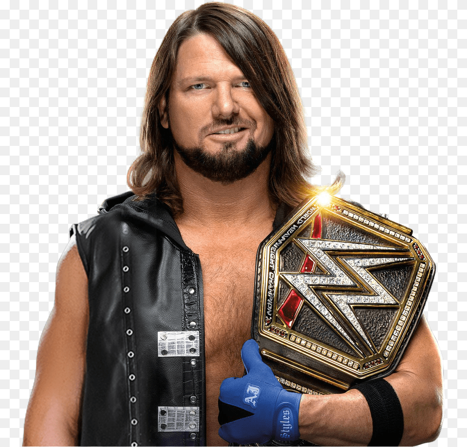 Wwe Aj Styles 2018, Vest, Clothing, Accessories, Glove Free Png Download