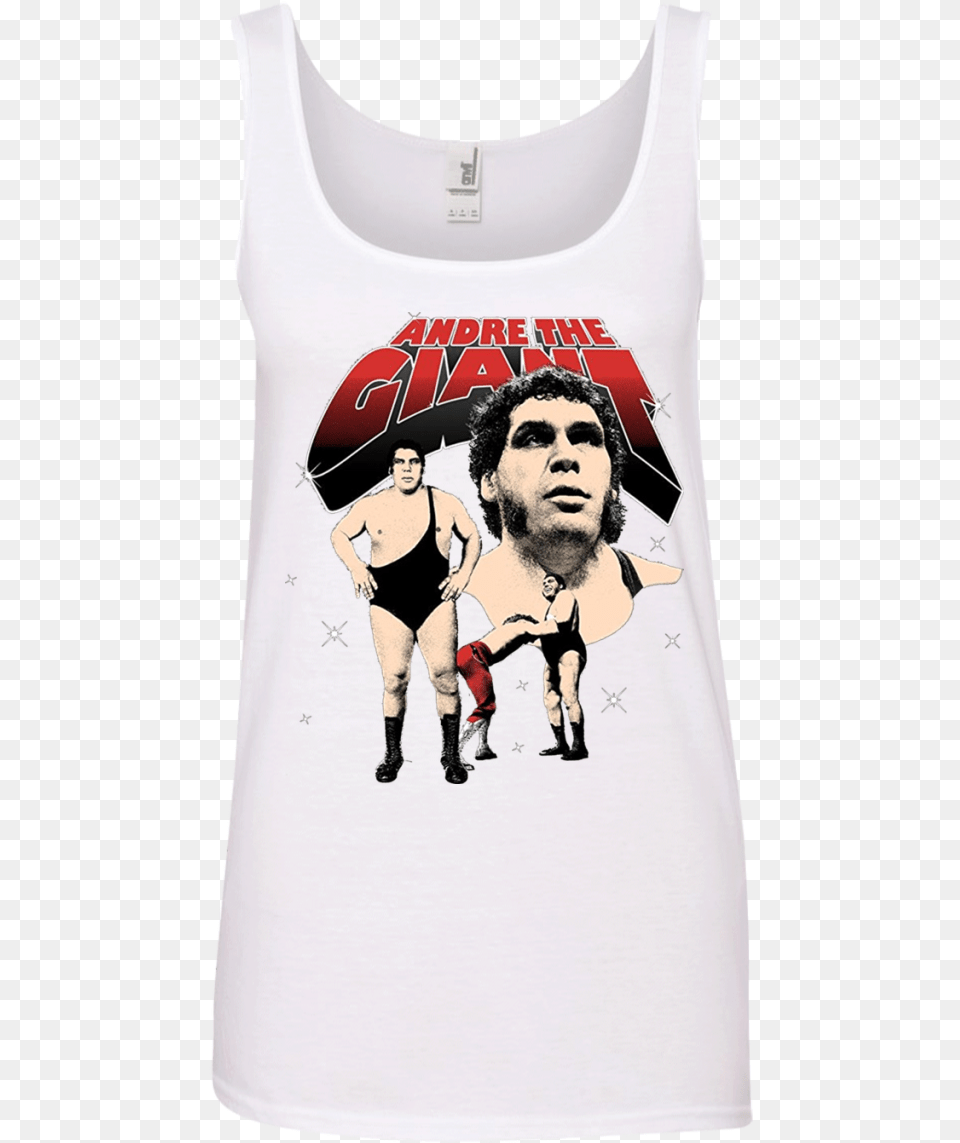 Wwe Andre The Giant T Shirt Hoodie Sweater Wwe Andre The Giant, Tank Top, Clothing, Person, Man Free Png