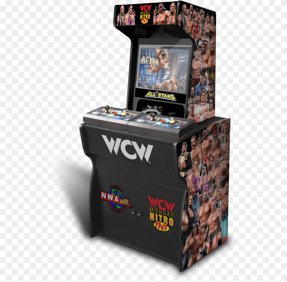 Wwe Arcade Games, Person, Arcade Game Machine, Game, Adult Png