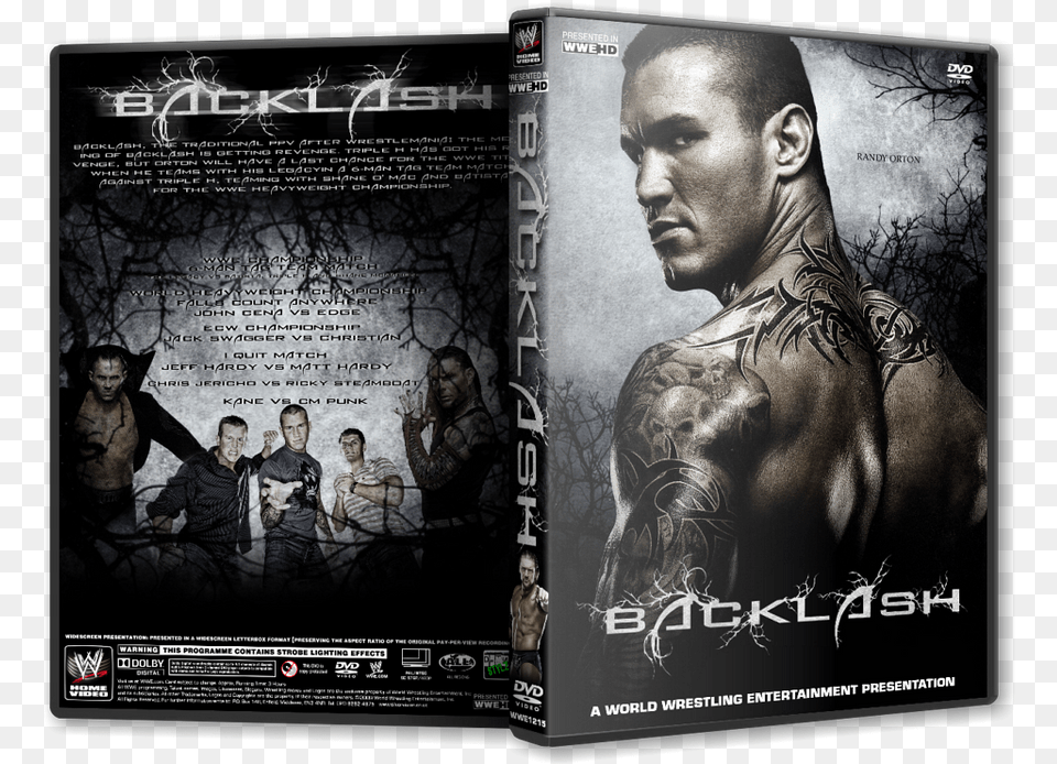 Wwe Backlash 2009 Dvd Cover, Tattoo, Advertisement, Skin, Poster Png Image