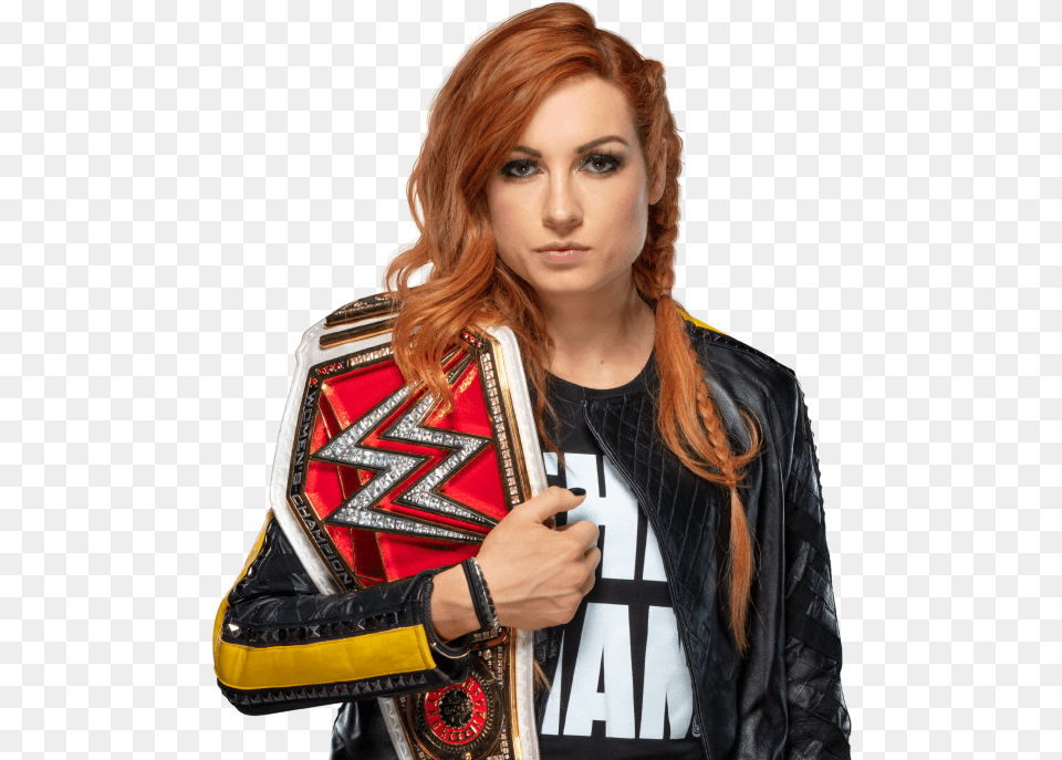 Wwe Becky Lynch Raw Women39s Champion, Woman, Person, Jacket, Female Png Image