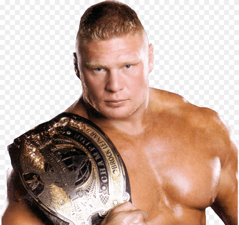 Wwe Brock Lesnar Brock Lesnar Wwe Belt, Adult, Male, Man, Person Png Image