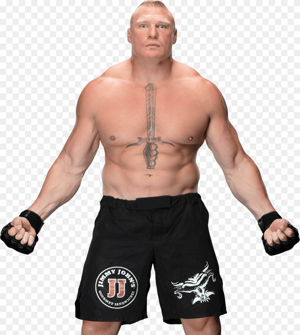 Wwe Brock Lesnar New Wwe Brock Lesnar, Clothing, Shorts, Tattoo, Skin Png Image