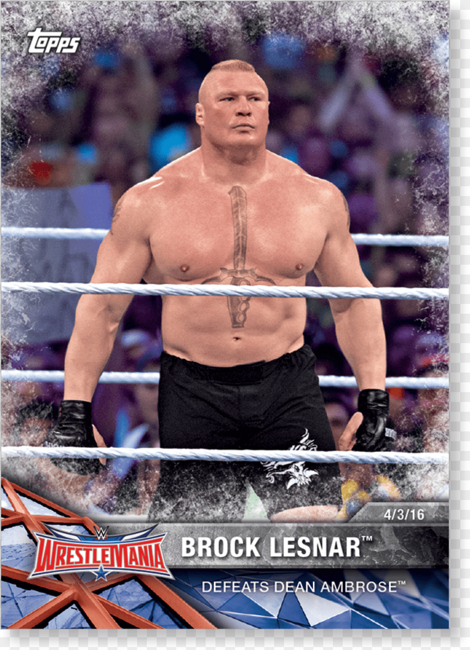 Wwe Brock Lesnar Wrestlemania Photo 2017, Person, Back, Body Part, Man Free Png Download