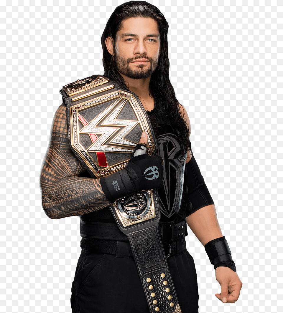 Wwe Championship Roman Reigns, Accessories, Belt, Male, Person Png