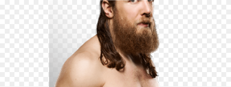 Wwe Daniel Bryan Goatface Barechested, Beard, Face, Head, Person Free Png Download