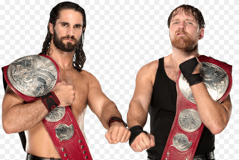 Wwe Dean Ambrose And Seth Rollins, Adult, Man, Male, Person Png Image