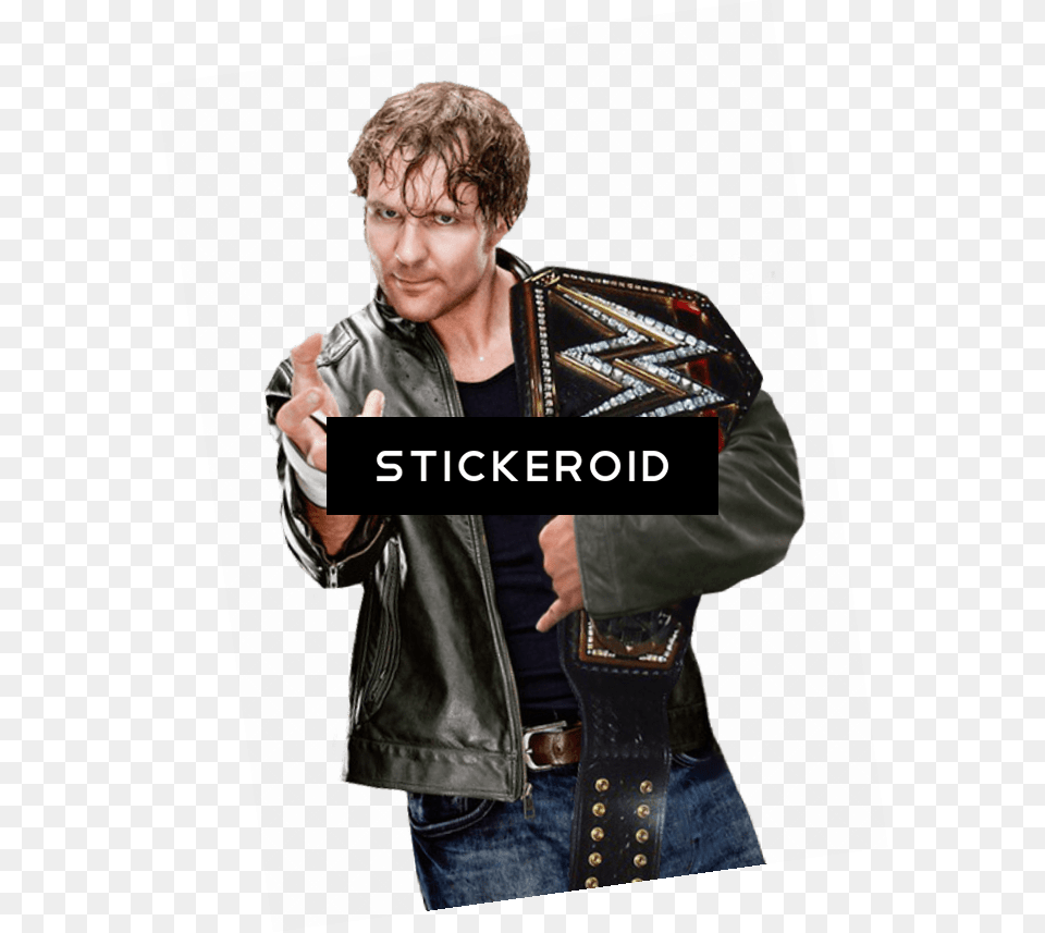 Wwe Dean Ambrose Champion, Jacket, Adult, Person, Clothing Free Transparent Png
