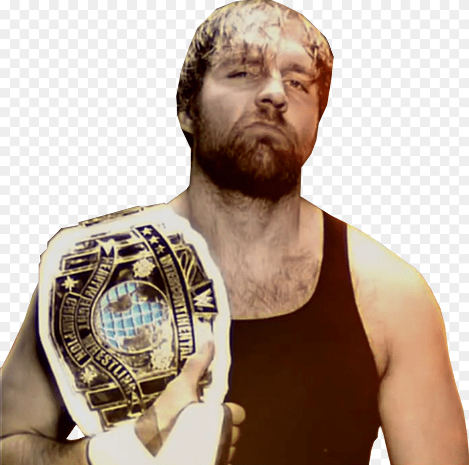 Wwe Dean Ambrose Intercontinental Champion 2017 Wwe Dean Ambrose Ic Championship, Adult, Person, Man, Male Free Png