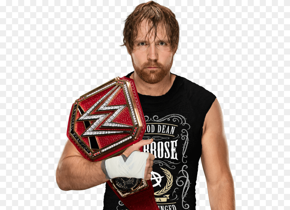 Wwe Dean Ambrose Tag Team Champion, Clothing, T-shirt, Accessories, Adult Free Png