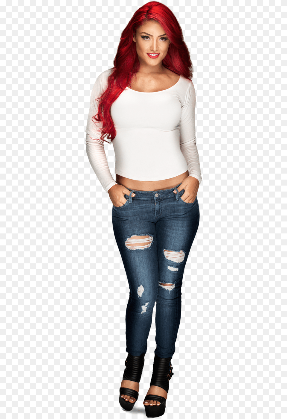 Wwe Divas Jeans, Clothing, Pants, Sleeve, Person Free Png Download