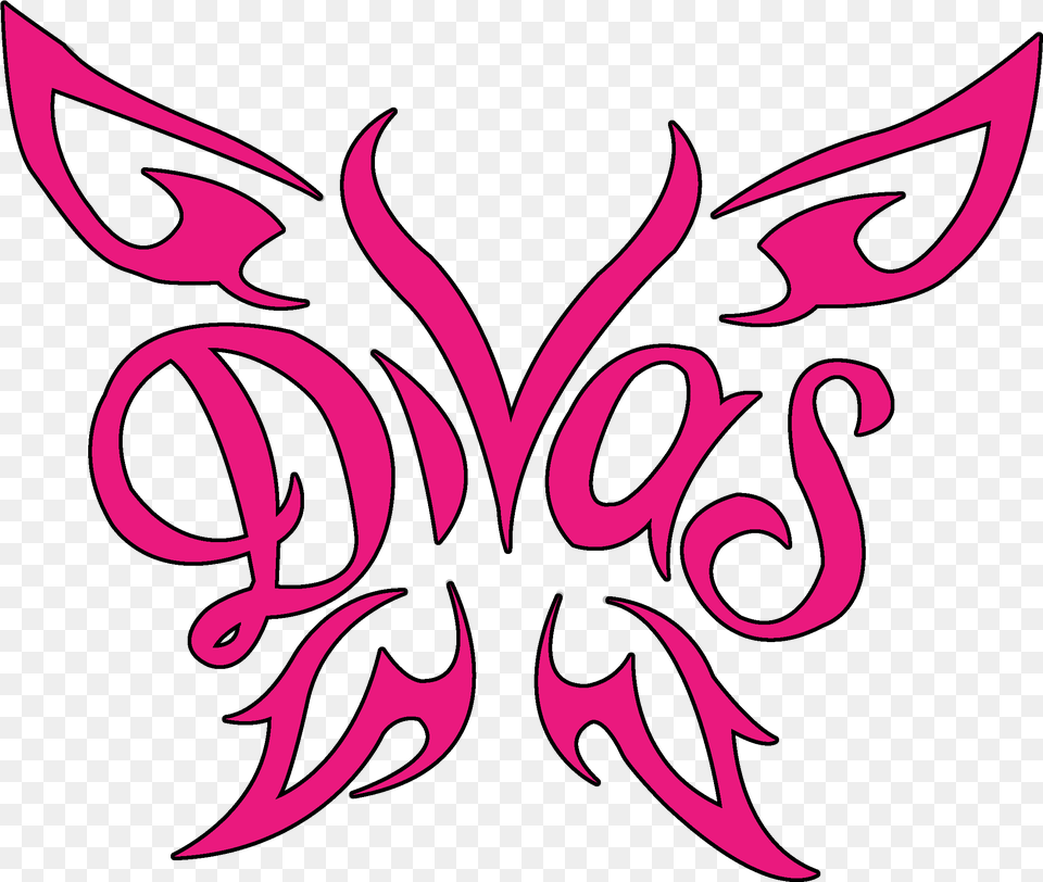 Wwe Divas Logo, Art, Floral Design, Graphics, Pattern Png
