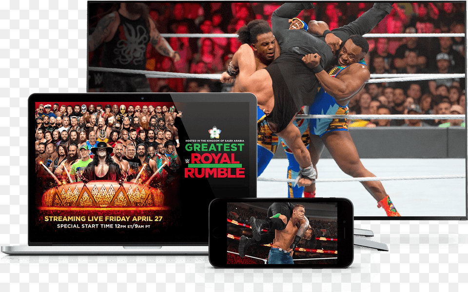 Wwe Dvd Greatest Royal Rumble, Adult, Male, Man, Person Free Transparent Png