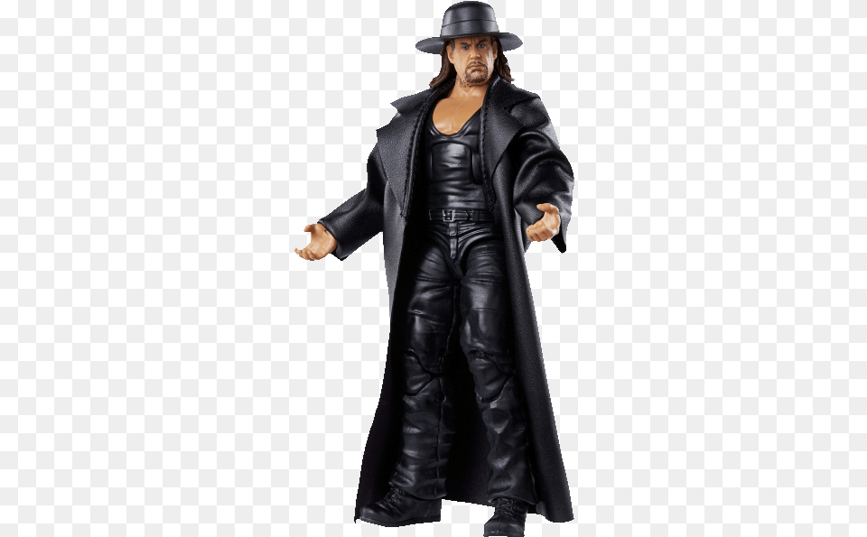 Wwe Elite Undertaker Action Figure, Clothing, Coat, Fashion, Adult Free Png Download