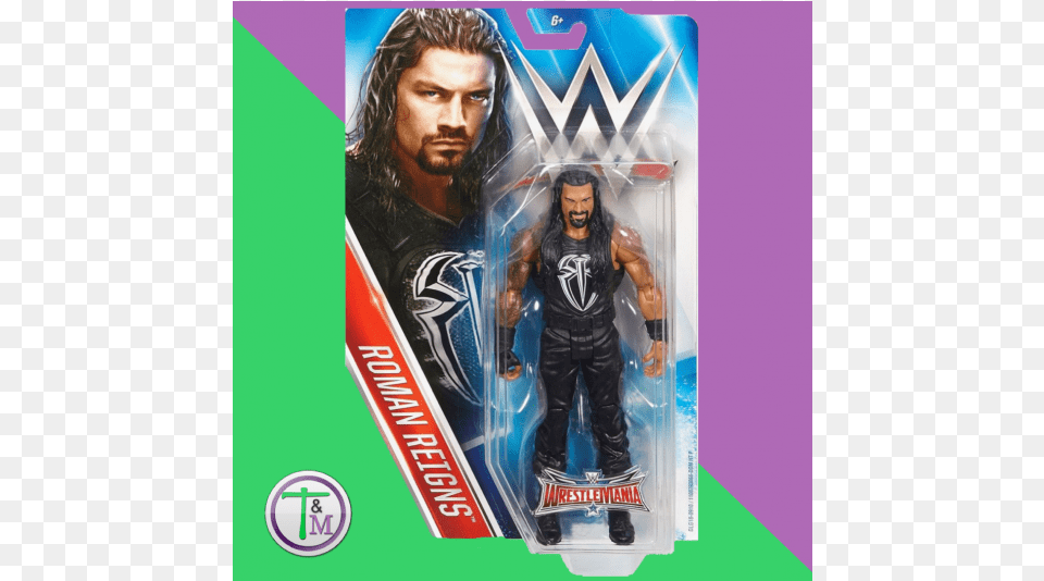 Wwe Elite Wrestlemania 32 Roman Reigns, Adult, Male, Man, Person Free Transparent Png