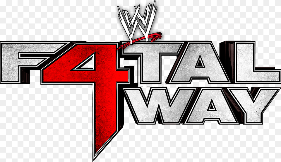 Wwe Fatal 4 Way Logo, Emblem, Symbol, Text Free Png