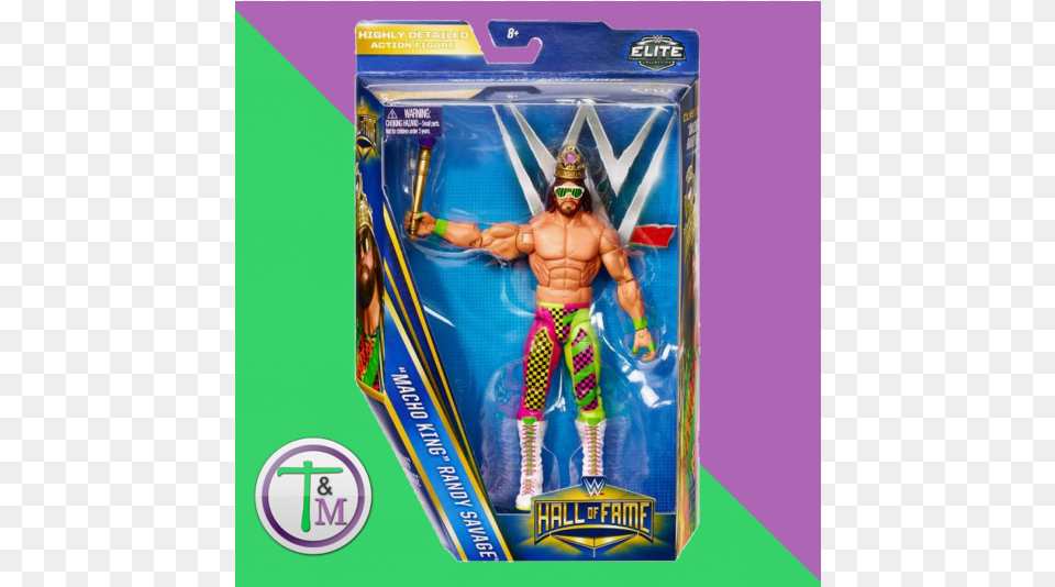 Wwe Hall Of Fame Elite Collection King Booker Figure, Person, Toy Free Png