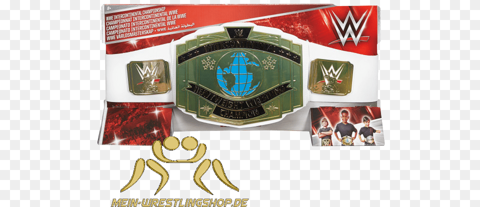 Wwe Intercontinental Championship, Logo, Person, Symbol, Badge Png