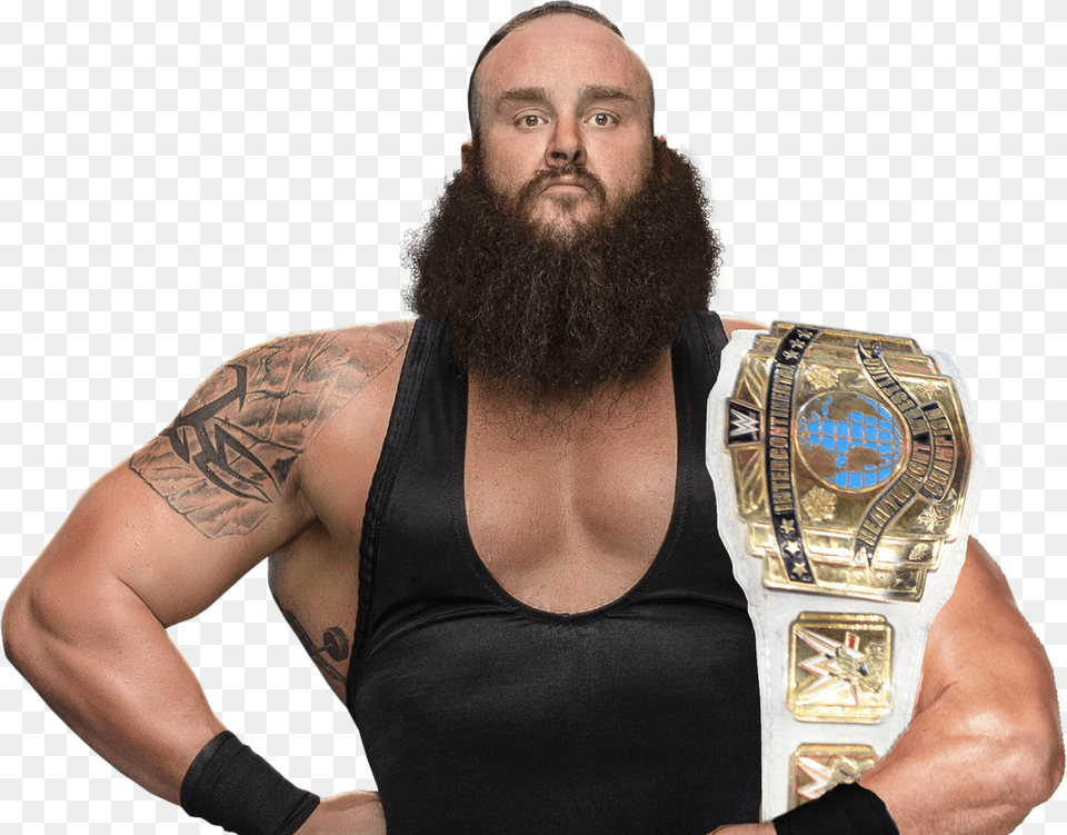 Wwe Intercontinental Championship Braun Strowman Free Png