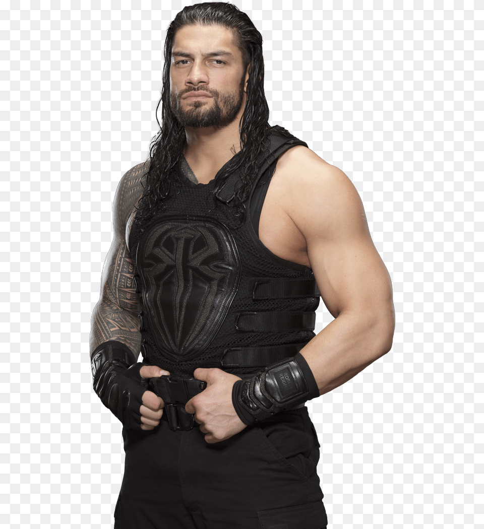 Wwe Intercontinental Championship Roman Reigns, Hand, Body Part, Clothing, Vest Free Transparent Png