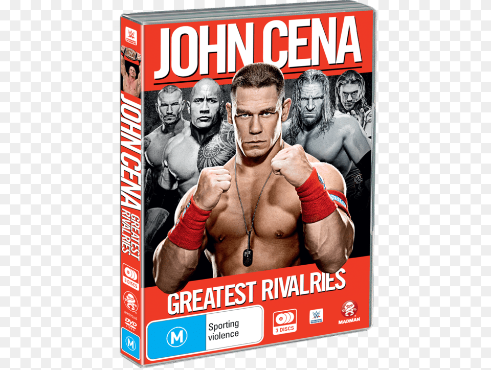 Wwe John Cena Greatest Rivalries Movie, Publication, Man, Adult, Male Free Transparent Png