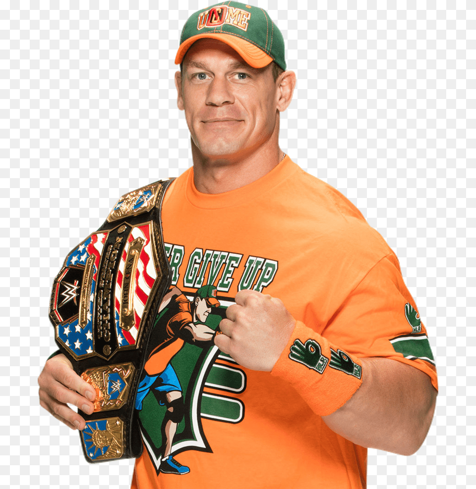 Wwe John Cena World Champion, Adult, Person, People, Man Png Image