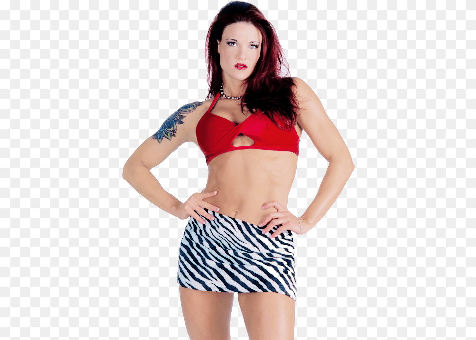 Wwe Lita Hd Wwe Lita, Skirt, Clothing, Miniskirt, Adult Free Png Download