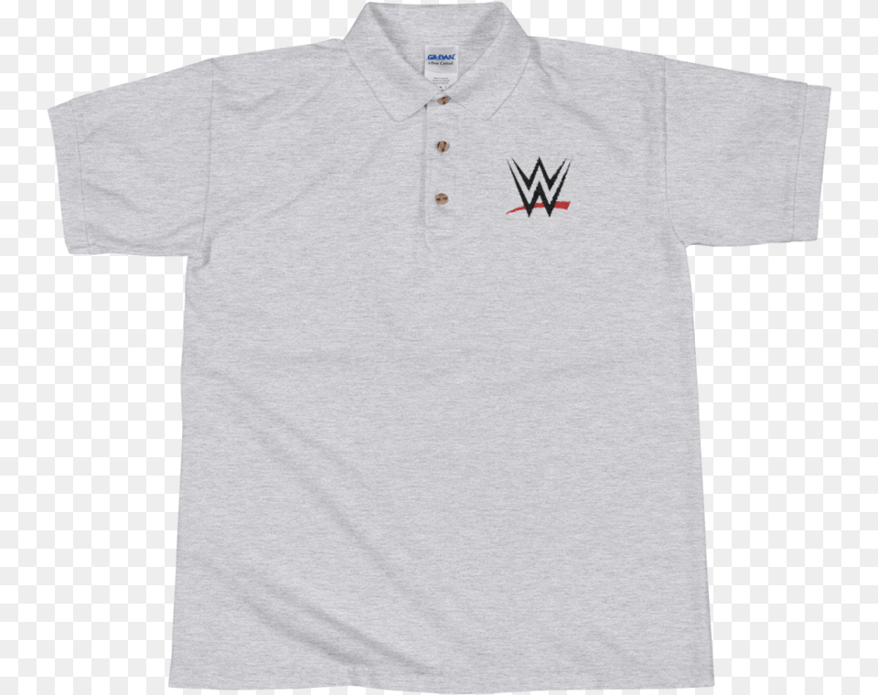 Wwe Logo Embroidered Polo Shirt Wwe Network, Clothing, T-shirt Free Transparent Png