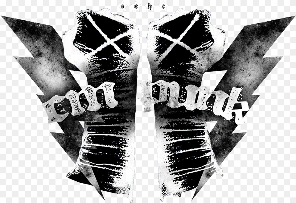 Wwe Logos4 Cm Punk Transparent Logo, Body Part, Hand, Person, Adult Free Png Download