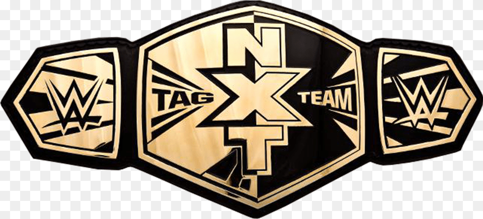 Wwe Nxt Tag Team Championship Wwe Nxt Tag Team Belt, Logo, Symbol, Emblem, Accessories Free Png Download