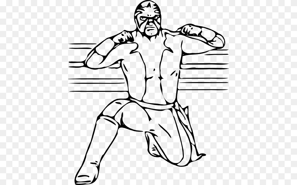 Wwe Raw Clipart Wrestlers Clipart, Gray Png Image