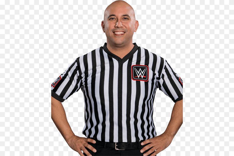 Wwe Referee Tom Castor, Clothing, Shirt, Adult, Person Free Png Download