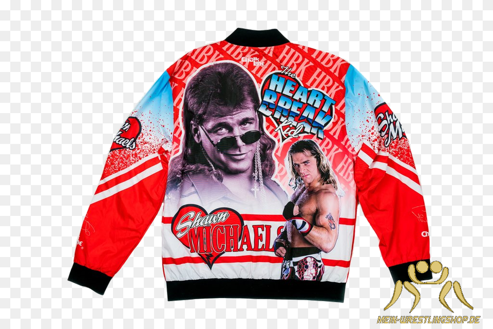 Wwe Retro Shawn Michaels Jacket, Clothing, Coat, Person, Adult Png Image