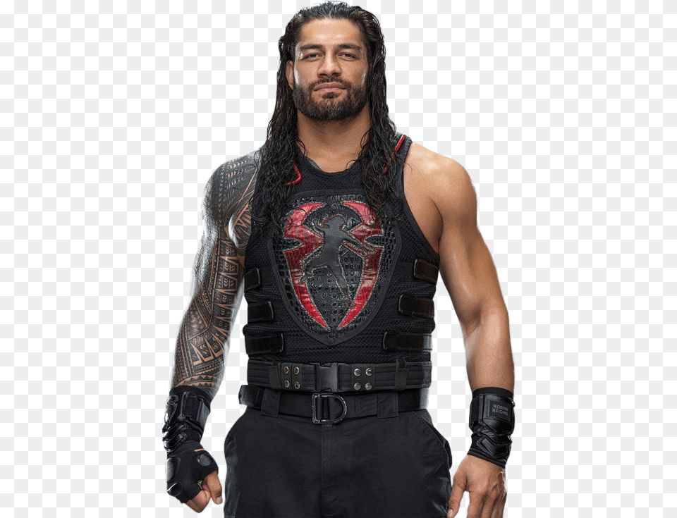 Wwe Roman Reigns, Clothing, Vest, Person, Skin Free Transparent Png