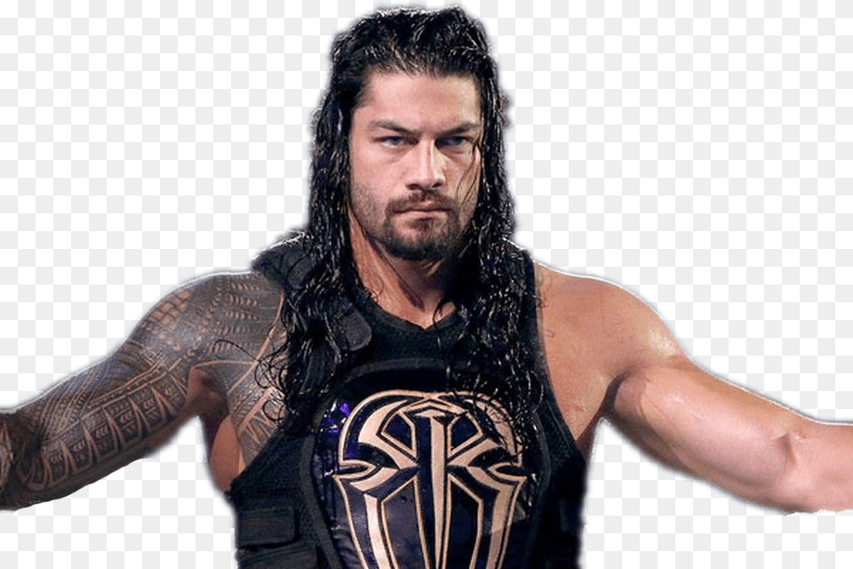 Wwe Roman Reigns Image Roman Reigns, Person, Skin, Tattoo, Adult Png