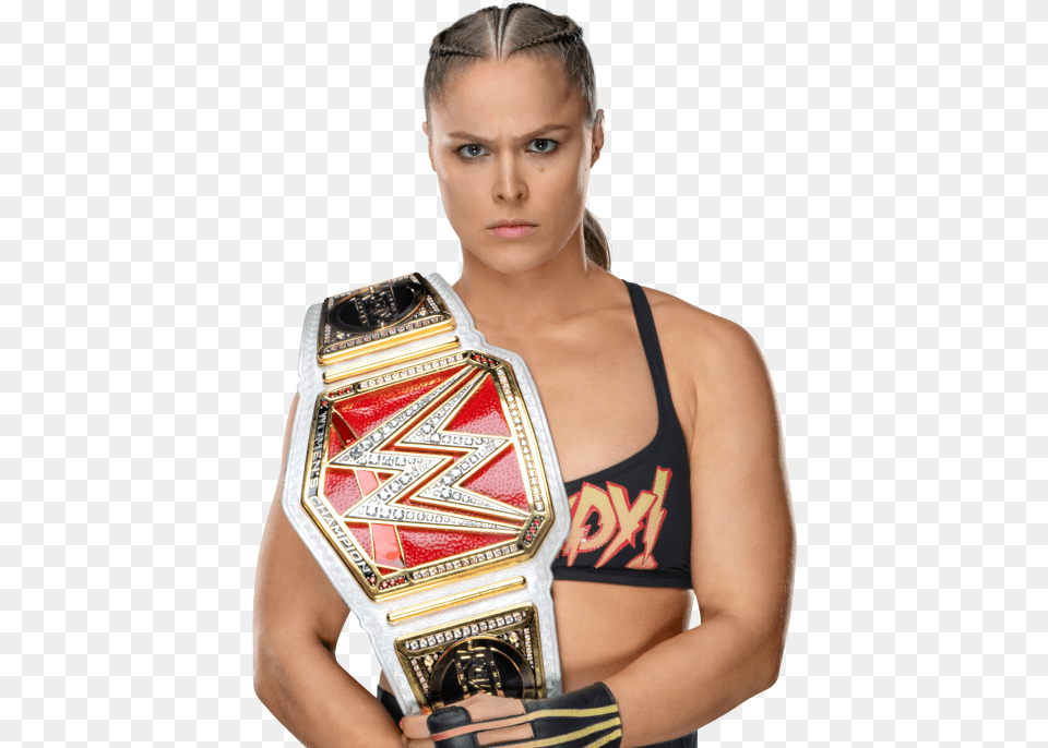 Wwe Ronda Rousey Raw Women39s Champion, Accessories, Woman, Person, Female Free Png