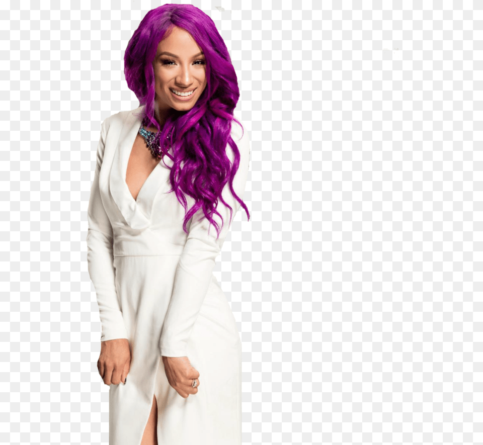 Wwe Sasha Banks Dress, Adult, Purple, Person, Woman Png Image