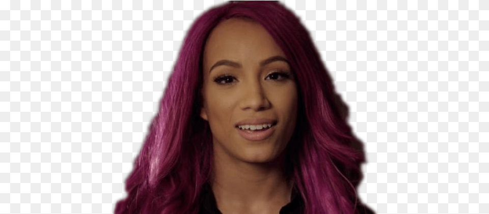 Wwe Sasha Banks High Quality Image Arts Red Hair, Person, Face, Purple, Portrait Free Transparent Png