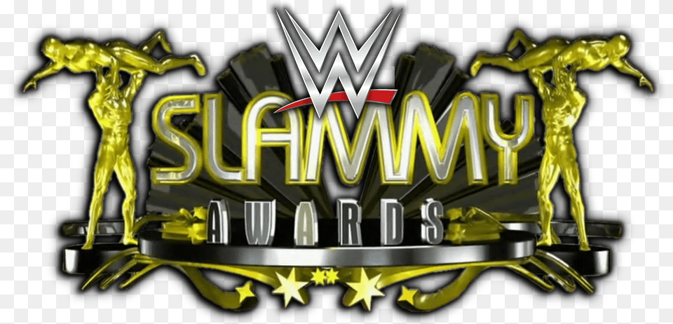 Wwe Slammy Awards Logo, Person, Emblem, Symbol, Head Png Image