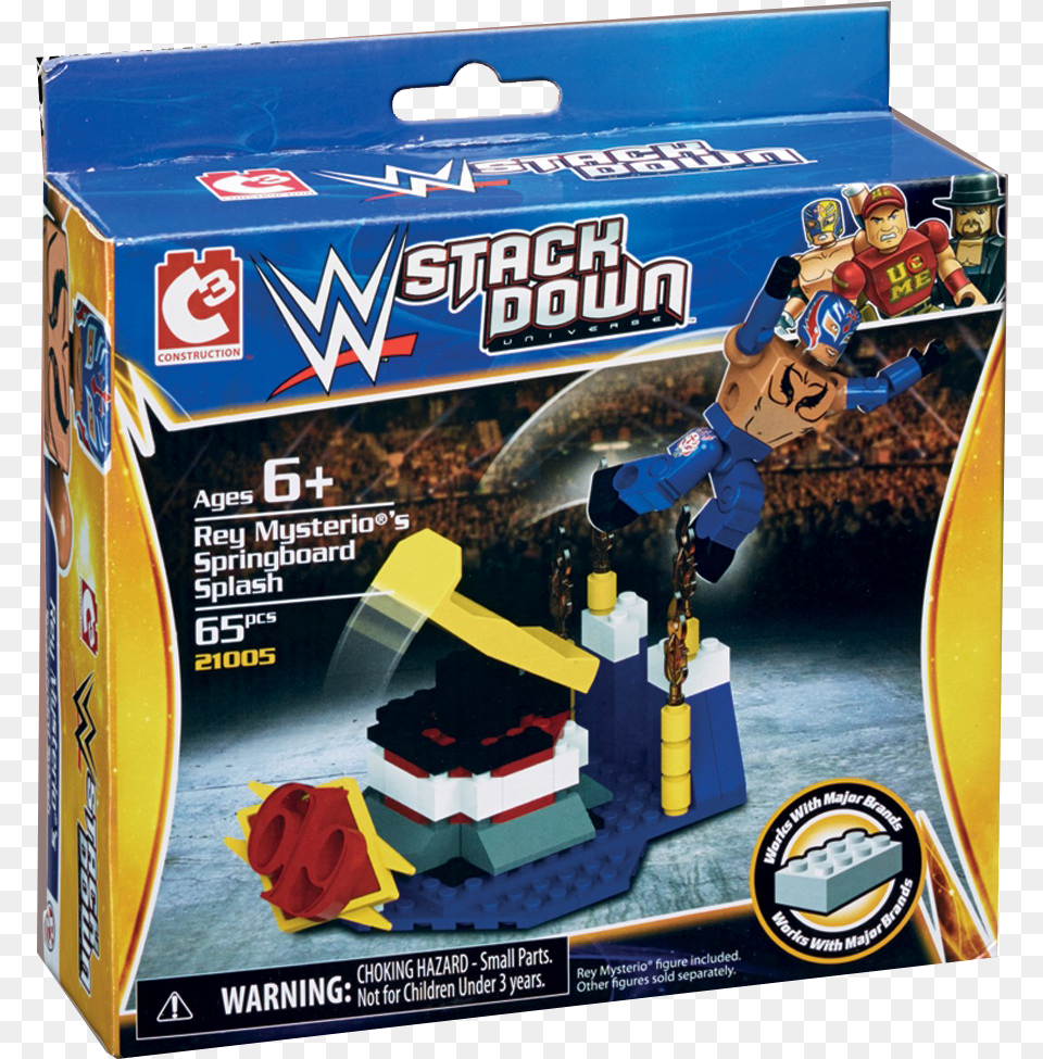 Wwe Stackdown Starter Set Rey Mysterio S Springboard W Stack Down Rey Mysterio, Baby, Person, Plant, Rose Free Transparent Png