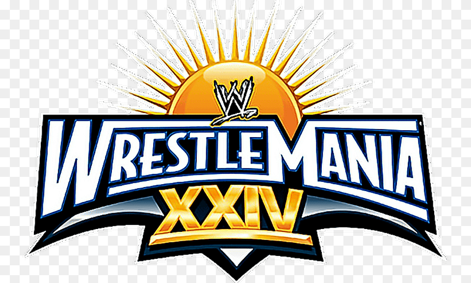 Wwe Sticker Wwe Wrestlemania 24 Logo, Emblem, Symbol, Person Free Png Download