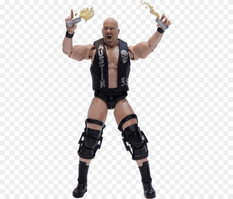 Wwe Stone Cold Action Figure, Clothing, Costume, Person, Adult Free Png