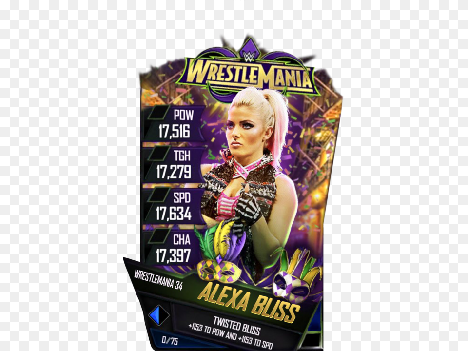 Wwe Supercard Cartas Wrestlemania, Advertisement, Poster, Adult, Wedding Free Transparent Png