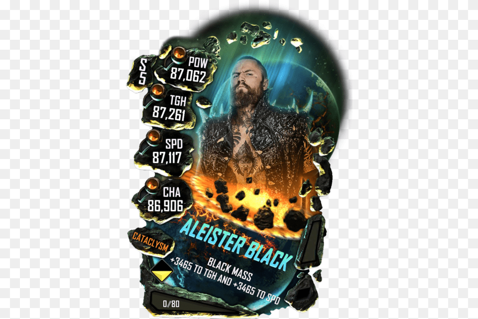 Wwe Supercard Cataclysm Cards, Advertisement, Poster, Adult, Person Png