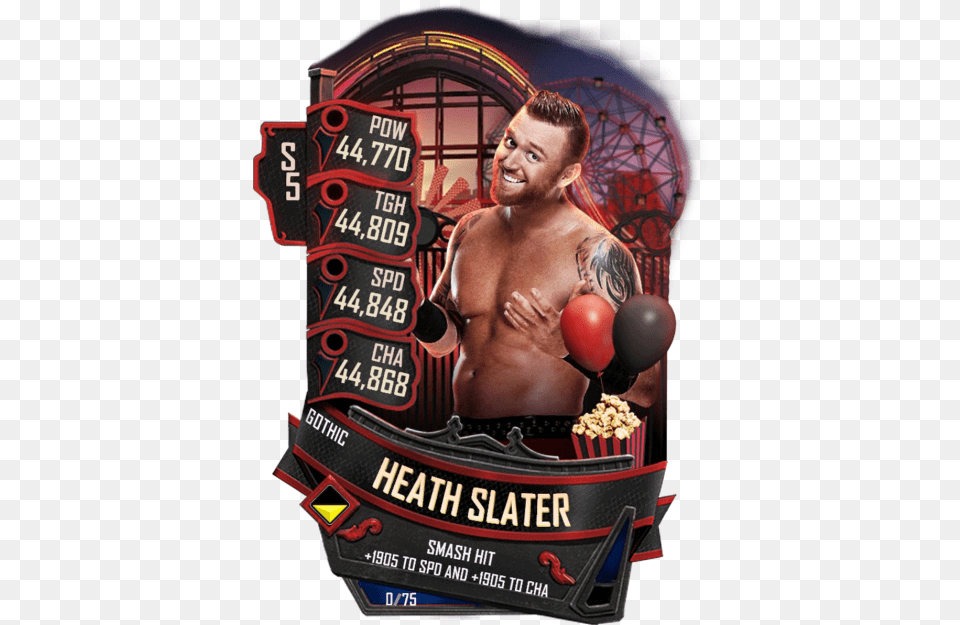 Wwe Supercard Dolph Ziggler Summer, Adult, Advertisement, Male, Man Free Transparent Png
